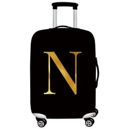 Luggage Cover Stretch Fabric Suitcase Protector Baggage Dust Cover Suitable 18-32 Inch SuitcaseTravel Organizer letter Series