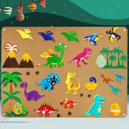 Farm Animals Felt Story Board Farmhouse Storybook Wall Hanging Decor Montessori Early Learning Interactive Puzzle Toys Kids Gift