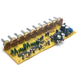 UNISIAN Audio Equalizer Board LA3607 NE5532 EQ Preamplifier With Treble Bass Midrange Equalization 10 Road Tone Control For AMP