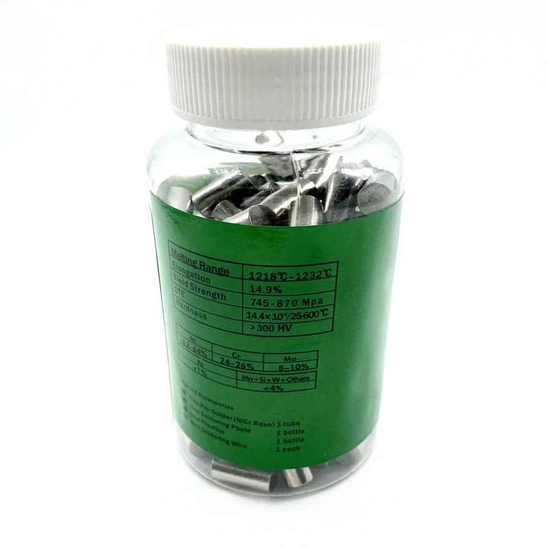 NC 1KG Nickel Chromium Casting Alloy Without Beryllium Dental Supply Material For Metal-Ceramic Restorations