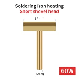 LUXIANZI 936 T Soldering Ron Heating Blade For Mobile Phone Glass Back Cover Removal Cleaning Tool Fingerprint IC Repair Tool