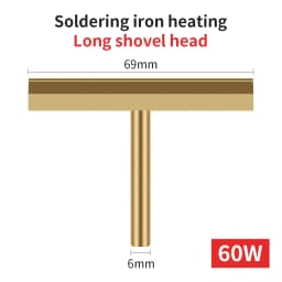 LUXIANZI 936 T Soldering Ron Heating Blade For Mobile Phone Glass Back Cover Removal Cleaning Tool Fingerprint IC Repair Tool