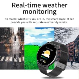 LIGE 2026 Smart Watch Ladies Full touch Screen Sports Fitness Watch IP67 Waterproof Bluetooth For Android iOS Smart Watch Female