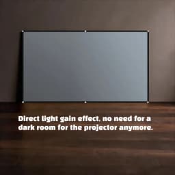 Salange Projector Screen 72 84 100 120 inch 16:9 High Brightness Reflective Meta Home Outdoor Office Portable Projection Screens