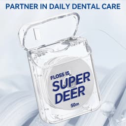 Super Deer 50M/Roll PTFE Dental Floss Mint Flavor Dental Tooth Clean Smooth Floss Safe Oral Gum Hygiene Care Teeth Cleaning