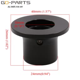 40x26mm Machined Solid Aluminum Control Knob For Hifi Audio Amplifier CD Player DAC Turntable Potentiometer Selector 6mm Hole 1P