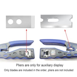 Xintylink Spare Blades Replace Cable Stripper Cutter Hi-Speed Steel for RJ45 Pliers Crimper Stripping Cutting Tools