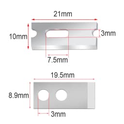 Xintylink Spare Blades Replace Cable Stripper Cutter Hi-Speed Steel for RJ45 Pliers Crimper Stripping Cutting Tools