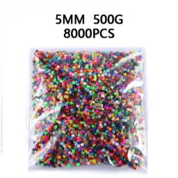 24/72 colors box set hama beads toy 2.6/5mm perler educational Kids 3D puzzles diy toys fuse beads pegboard sheets ironing paper
