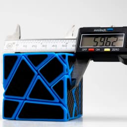 Fangcun Ghost Guimo Cube 3x3 Blue Strange-shape Cube Magic Cube Puzzle Hollow Sticker Speed Cube Educational Toys 3x3 Ghost Cube