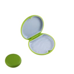 1pcs Orthodontic Retainer Case Small Plastic Denture Box Case Dental False Teeth Storage Organizer Fake Teeth Brackets Container
