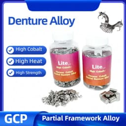 1000g Lite COCR Partial Denture Framework Metal Dental Cobalt-Chromium Removable Regular Shape Casting Alloy