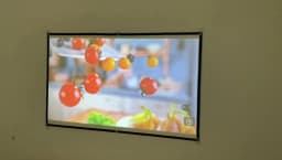 VEIDADZ Projector Screen White Grid Anti-Light 160°Viewing Angle 60 84 100 120 130inch Black Border Metal Hook Reflective Screen