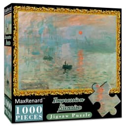 MaxRenard 50*70cm Jigsaw Puzzles 1000 Pieces Assembling Picture Van Gogh Painting Starry Night Art Puzzles Toys for Adults Games