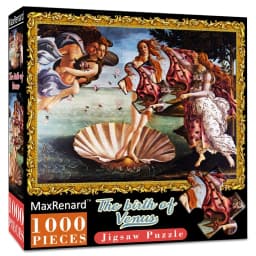 MaxRenard 50*70cm Jigsaw Puzzles 1000 Pieces Assembling Picture Van Gogh Painting Starry Night Art Puzzles Toys for Adults Games