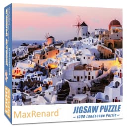 MaxRenard 50*70cm Jigsaw Puzzles 1000 Pieces Assembling Picture Van Gogh Painting Starry Night Art Puzzles Toys for Adults Games