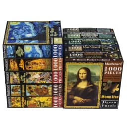 MaxRenard 50*70cm Jigsaw Puzzles 1000 Pieces Assembling Picture Van Gogh Painting Starry Night Art Puzzles Toys for Adults Games