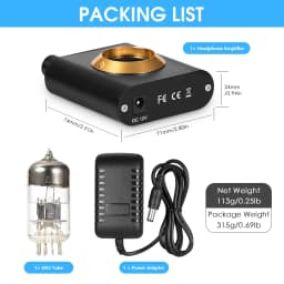 Nobsound Super Mini Vacuum Tube Headphone Amplifier Home Stereo Desktop Audio Preamp