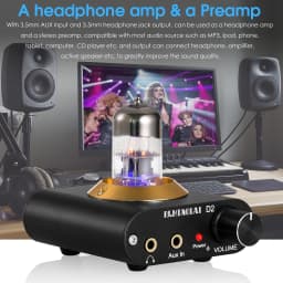 Nobsound Super Mini Vacuum Tube Headphone Amplifier Home Stereo Desktop Audio Preamp