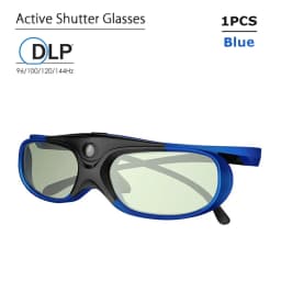 2026 Active Shutter Eyewear DLP-Link 3D Glasses USB Rechargeable for DLP LINK Projectors Xgimi Optoma LG Acer Jmgo BenQ W1070