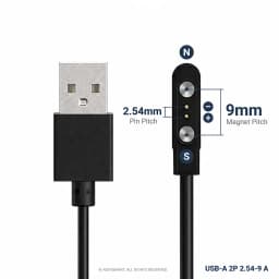 Smart Watch Magnetic Charging Cable USB Charger 2Pin 4Pin 5Pin Power Line For Smartwatch Earphone Glasses Juicer Beauty Devices