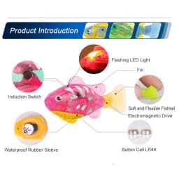 Simulation of Electric Fish Children's Bathing Water Toys Not Clockwork Great White Shark Swimming Fishing Electronic Robot Pets