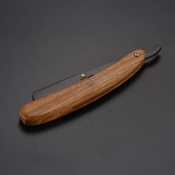 Wooden Trimmer Manual Shaver Professional Straight Edge Stainless Steel Sharp Barber Razor Folding Shaving Knife
