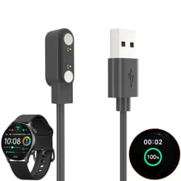 Smartwatch Dock Charger Adapter USB Charging Cable Cord for Haylou Solar Plus RT3 LS16 Smart Watch Power Charge Wire Accessories