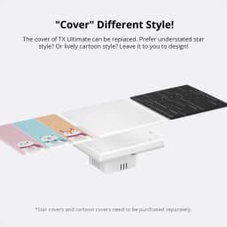 SONOFF TX Ultimate Smart WiFi Wall Switch Full Touch Access LED Multi-Sensory eWeLink Remote Control via Alexa Google Alice