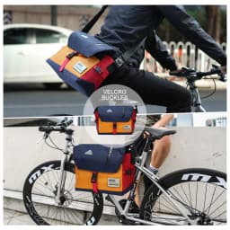 Classic Canvas Messenger Bag, Water Resistant Shoulder Bag Crossbody Bag 13 Inch Laptop Bag for Travel Work College Cycling