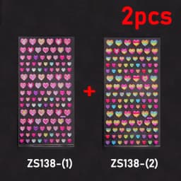 New 3D Heart Rhinestone Face Diamonds Sticker Glitter Face Festivals Accessories Face Gems Jewels Stickers Makeup Crystals