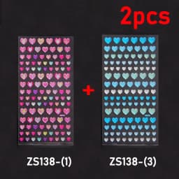 New 3D Heart Rhinestone Face Diamonds Sticker Glitter Face Festivals Accessories Face Gems Jewels Stickers Makeup Crystals