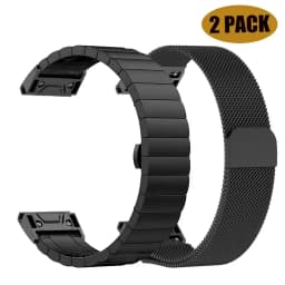 Stainless Steel Strap For Garmin Fenix 8 47mm 51mm Quick Fit Metal Bracelets For Garmin Fenix 7 6 5 7X 6X 5X Pro Plus Wristband