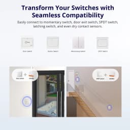 SONOFF MINIR4 Extreme Wi-Fi Smart Switch Detach Delay Tiny Size External Switch Control Voice Control via eWeLink Alexa Google