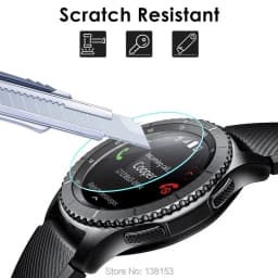 100pcs Screen Protector Diameter 37.5mm 36.5mm 38.5mm 39.5mm 40.5mm 35.5mm 34.5mm Smart Watch Tempered Glass Protective Film