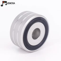 4PCS 40*20mm Aluminum Amplifier Feet Shock Absorber Amplifier Rubber Feet HIFI Turntable Feet Audio Speaker Isolation Feet Pad