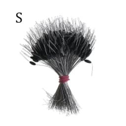 300Pcs Silicone Space Bean Oval Stopper Bobber Profession Fishing Float Resistance Anti-Strand Fish Line Fishing Gear