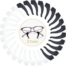 2/40pcs Silicone Ear Hook Anti-slip Glasses Leg Ear Sleeve Bracket Fastener Sunglasses Accessories Grip Anti-fall Eyewear Holder