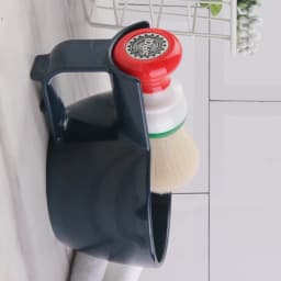 Yaqi High Quality Dark Blue Color Plastic Shaving Bowl For Men Shaving Brush