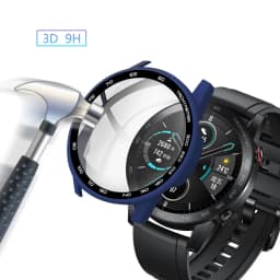 Hard Edge Glass Screen Protector Case Shell Frame For Huawei Honor Magic Watch 2 46MM Magic2 Protective Bumper Cover Accessories