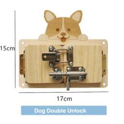 Busy Board DIY Accessories Unlock Door Latch Toy Parent-Child Handmade Interactive Montessori Education Baby Sensory Training