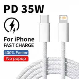 35W Fast Charge PD Cable For iPhone 13 14 Pro Max 11 12 mini X XR XS Max 7 8 Plus Quick Charging USB-C Data Braided Cables 1m 2m