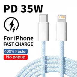 35W Fast Charge PD Cable For iPhone 13 14 Pro Max 11 12 mini X XR XS Max 7 8 Plus Quick Charging USB-C Data Braided Cables 1m 2m