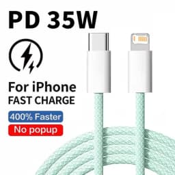 35W Fast Charge PD Cable For iPhone 13 14 Pro Max 11 12 mini X XR XS Max 7 8 Plus Quick Charging USB-C Data Braided Cables 1m 2m