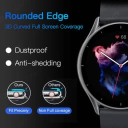 5D Soft Protective Film For Amazfit GTR 4 3 Pro 2 2E Full Cover Screen Protector for Amazfit GTR4 GTR3 Smart Watch (Not Glass)