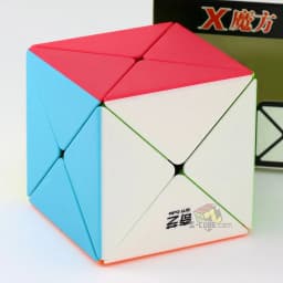 QiYi Dino Cube 3X3 Magic Speed Cubo Qiyi X Cube Stickerless Professional Puzzle Fidget Toys Children's Gifts