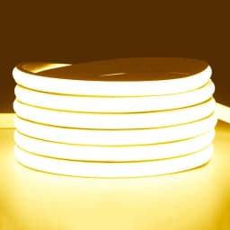 COB LED Strip 220V with EU Plug 220V LED Strip Lights Flexible Lamp Tape for Kitchen Home Room Decor (with or without Switch)