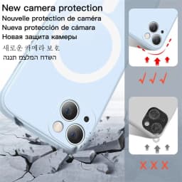 Magnetic Liquid Silicone Case For Iphone 14 13 12 Mini 11 Pro Max X Xs Xr Apple Magsafe Original Magnet Camera Precision Hole