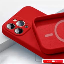 Magnetic Liquid Silicone Case For Iphone 14 13 12 Mini 11 Pro Max X Xs Xr Apple Magsafe Original Magnet Camera Precision Hole