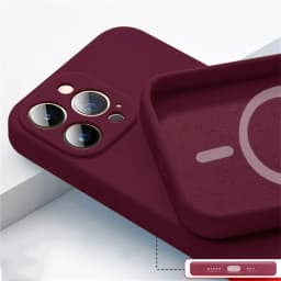Magnetic Liquid Silicone Case For Iphone 14 13 12 Mini 11 Pro Max X Xs Xr Apple Magsafe Original Magnet Camera Precision Hole